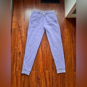 Girl’s Lavender Puma Jogger Sweats